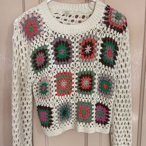 Crochet Crop Sweater